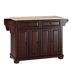 Alexandria Wood Top Full Size Kitchen Island/Cart Mahogany - Crosley -Furniture Specialty Store GUEST 00757098 85be 4a97 91ea 944b159488f6