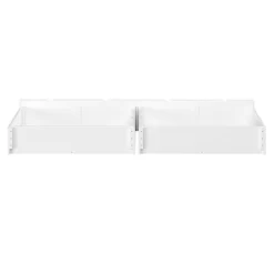 Set Of 2 Queen/King/Twin XL Drawers White - AFI -Furniture Specialty Store GUEST 00b00da0 554c 446d 8642 e3012b711745
