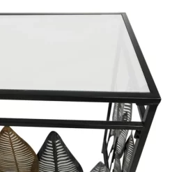 30" X 44" Contemporary Metal Console Table - Olivia & May -Furniture Specialty Store GUEST 00cff29d e97c 448e b07f 90e439290f7d
