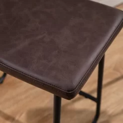 Set Of 2 Easton Saddle Counter Height Barstools Brown/Black - Acessentials -Furniture Specialty Store GUEST 01c91361 8078 4f84 a0af 6114d202a866