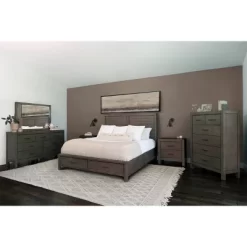 6pc Alix Bedroom Set Gray - Abbyson Living