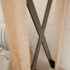 Sophie Rustic Industrial X Frame Entry Table - Saracina Home -Furniture Specialty Store GUEST 0491431f 0636 4156 87d7 eb3103418ae1