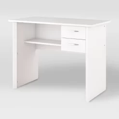 Kingston 2 Drawer Desk White - CorLiving -Furniture Specialty Store GUEST 04dcdbde db60 4a1e 8bd2 4c71595f15cc