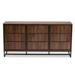 Neil Wood And Metal Dining Room Buffet Brown/Black - Baxton Studio -Furniture Specialty Store GUEST 058bd0bd d1b1 4266 b925 697836894f3b