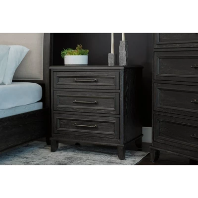 4pc Cindi Sleigh Bedroom Set Gray - Abbyson Living 5 4pc Cindi Sleigh Bedroom Set Gray - Abbyson Living - Image 3