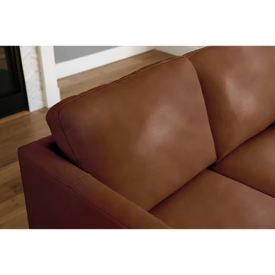 Woodstock Mid-Century Top Grain Leather Sofa - Abbyson Living 7 Woodstock Mid-Century Top Grain Leather Sofa - Abbyson Living - Image 5