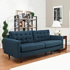 Empress Upholstered Sofa Azure - Modway -Furniture Specialty Store GUEST 06890650 32e5 46d9 965e df3d2ec2078c