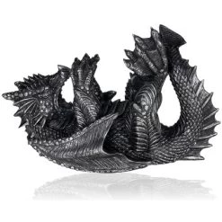True Dragon Wine Bottle Holder | Fantasy Tabletop Statue, Gothic Wine Accessory, Soft Base Protects Tables, Pewter Color Finish -Furniture Specialty Store GUEST 070f8e7e 5534 47b3 9182 a2d1e2b98db7