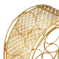 Twine Trellis Wine Rack, Holds 14 Bottles, Gold Countertop Wine Storage, Cast Iron -Furniture Specialty Store GUEST 07284316 06dc 479a 811f 288e42b6ae69