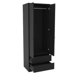 Denmark 2 Door And 2 Drawer Wardrobe - Polifurniture