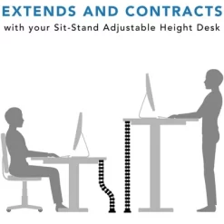 Mount-It! Cable Management Spine & Desk Cord Organizer | Keeps Power & AV Cords Safe And Organized | 50 In. Long Modular Wire Management Tray | Black 20 Mount-It! Cable Management Spine & Desk Cord Organizer | Keeps Power & AV Cords Safe And Organized | 50 In. Long Modular Wire Management Tray | Black -Furniture Specialty Store GUEST 07e9ca85 6621 4fe3 9566 089dc1171efe