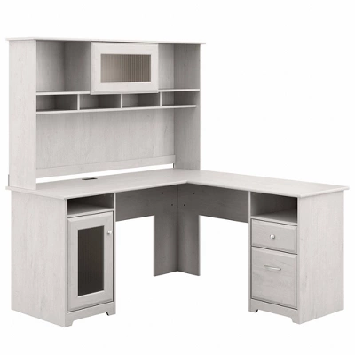 Cabot 60W L Shaped Computer Desk With Hutch - Bush Furniture 15 Cabot 60W L Shaped Computer Desk With Hutch - Bush Furniture - Image 13