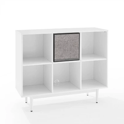35.88" Liam 6 Cube Record Storage Bookcase With Speaker - Crosley 11 35.88" Liam 6 Cube Record Storage Bookcase With Speaker - Crosley - Image 9