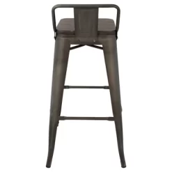 Set Of 2 30" Oregon Industrial Low Back Barstools - LumiSource 12 Set Of 2 30" Oregon Industrial Low Back Barstools - LumiSource -Furniture Specialty Store GUEST 097f4218 966a 4674 9893 bec89c04c6e3