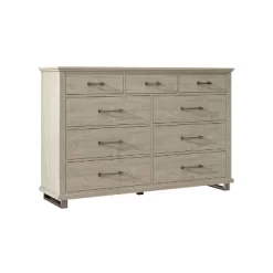 Set Of 2 38" 5 Drawer Chest And 64" 9 Drawer Dresser Beige - Accent Furniture -Furniture Specialty Store GUEST 09e5236f e727 4838 b9ac f26c4144e935