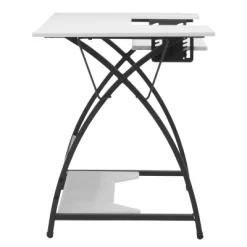 Comet Plus Sewing/Office Table With Fold Down Top, Height Adjustable Platform And Bottom Storage Shelf Black/White - Sew Ready 22 Comet Plus Sewing/Office Table With Fold Down Top, Height Adjustable Platform And Bottom Storage Shelf Black/White - Sew Ready -Furniture Specialty Store GUEST 0a429c26 2250 4c9e aa09 1a13e4801202