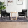 Costway Set Of 2 PU Leather Guest Chairs Reception Side Arm Chairs Upholstered Wood Leg 1 Costway Set Of 2 PU Leather Guest Chairs Reception Side Arm Chairs Upholstered Wood Leg -Furniture Specialty Store GUEST 0ad9e892 63b1 4a1a a7e4 99ba1e83dcf1