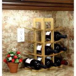 Oceanstar 12-Bottle Natural Wine Rack -Furniture Specialty Store GUEST 0b57f818 5d78 4cf5 9e32 3b6d4e21b713