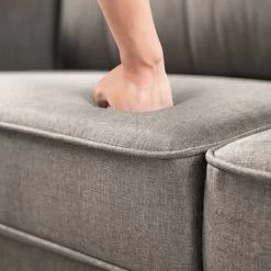 56.7" Sayan Loveseat Sofa With USB Sand Gray - Zinus -Furniture Specialty Store GUEST 0b8bee3f 6693 421e b351 8c4b7042680f