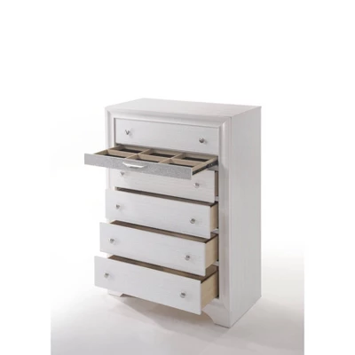 34" Naima Chest White - Acme Furniture 3 34" Naima Chest White - Acme Furniture
