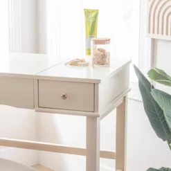 Jackson Vanity Set Cream - Linon -Furniture Specialty Store GUEST 0ba45cdf 0d5d 4bd2 8c04 de4441c22617