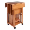 5pc Set Sophia Snack Tables Teak - Winsome -Furniture Specialty Store GUEST 0ba552a7 a47a 4e40 b86b c5197c132cd9