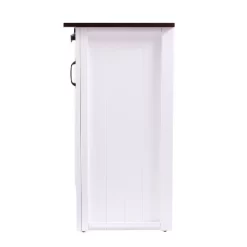 Lashire Barn Door Kitchen Island White - Aiden Lane -Furniture Specialty Store GUEST 0c462cbc 5843 4ecb 8735 9649240bda2d