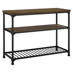 Glenda Multifunction Console Table Antique Oak/Black - Room & Joy -Furniture Specialty Store GUEST 0cd70b70 a06d 4a9d ba48 4349c5793cb0