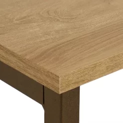 Sunnydaze Decor Sunnydaze Industrial-Style, 3-Shelf Sofa Table With Removable Serving Tray - Brown - 28.25 In -Furniture Specialty Store GUEST 0dde03db 65c4 4f66 9470 aadf7a770a59