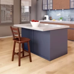 Scalera Ladder Back Swivel Seat Barstool Walnut - Winsome -Furniture Specialty Store GUEST 11124301 06fe 4fee ac81 db9cf788417a