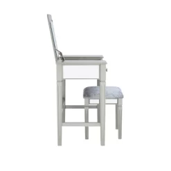 Madison Silver Vanity Set Silver - Linon -Furniture Specialty Store GUEST 11ad82c3 5b10 47cf beaa 4b33a897e814