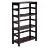 7pc Capri Set Storage Shelf With Folding Fabric Baskets Espresso Brown/White - Winsome 1 7pc Capri Set Storage Shelf With Folding Fabric Baskets Espresso Brown/White - Winsome -Furniture Specialty Store GUEST 138fcb02 7299 4683 bb8a 387ba3646822