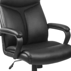Flash Furniture Raya High Back Black LeatherSoft Executive Swivel Office Chair With Slight Mesh Accent And Arms -Furniture Specialty Store GUEST 13eea0fd 7478 4a0f b30a 433eb30dce7d
