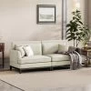 81.8" Upholstered Country Loveseat Sofa With Wooden Legs And Two Throw Pillows-ModernLuxe 2 81.8" Upholstered Country Loveseat Sofa With Wooden Legs And Two Throw Pillows-ModernLuxe -Furniture Specialty Store GUEST 145c0bec 27be 417a afe2 543139dd9ffa