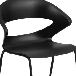 Flash Furniture HERCULES Series 440 Lb. Capacity Black Stack Chair -Furniture Specialty Store GUEST 1481d4ac 6b25 493f b072 80942eb8a9b4