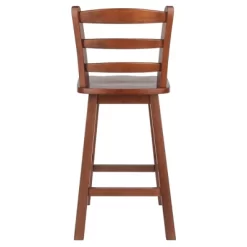 Scalera Ladder Back Swivel Seat Barstool Walnut - Winsome -Furniture Specialty Store GUEST 14a55e3f cc6e 439d 84d8 3be6c6951a86