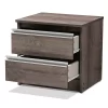 Gallia Modern And Contemporary Oak Finished 2 Drawer Nightstand Brown - Baxton Studio 2 Gallia Modern And Contemporary Oak Finished 2 Drawer Nightstand Brown - Baxton Studio -Furniture Specialty Store GUEST 14a98f4b 8a5b 4b41 9e25 9389ace914c4