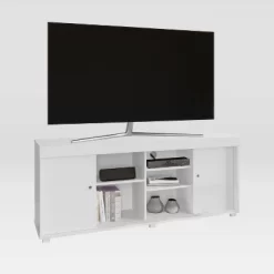 TV Stand For TVs Up To 65" With Storage White - Techni Mobili
