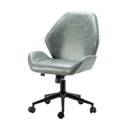 Juli Mid-Back Vegan Leather Office Task Chair With Adjustable Height Home Task Chair | Karat Home -Furniture Specialty Store GUEST 15153693 64bb 46bb ac1f 9efbead6132d