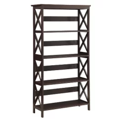 60" Oxford 5 Tier Bookcase - Breighton Home -Furniture Specialty Store GUEST 153415bf 4630 463e 9eaf 86c626e9fe27