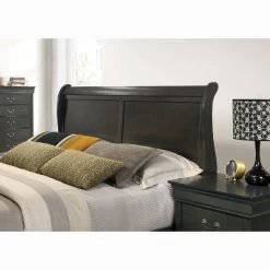 3pc Sliver Sleigh Bed With 2 Nightstands - HOMES: Inside + Out -Furniture Specialty Store GUEST 15ce792c ab37 4c8a 9227 f61afa12f4b5