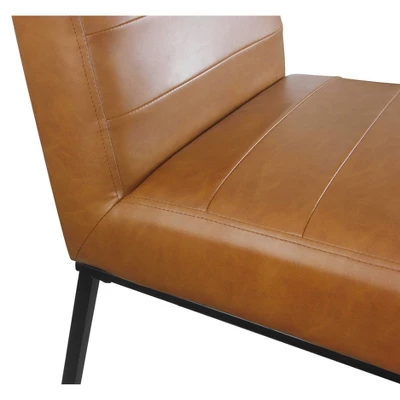 Channeled Metal Dining Chair - HomePop 7 Channeled Metal Dining Chair - HomePop - Image 5