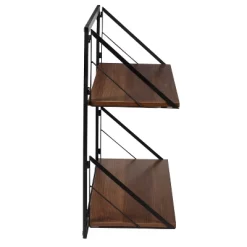 Honey-Can-Do 2 Tier Laundry Shelf With Wood Walnut 12 Honey-Can-Do 2 Tier Laundry Shelf With Wood Walnut -Furniture Specialty Store GUEST 16507520 81c3 4404 8909 958402f66b35