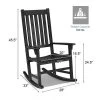 Costway 2PCS Wood Rocking Chair Porch Rocker High Back Garden Seat Indoor Outdoor -Furniture Specialty Store GUEST 167ff481 6f60 45a2 8e6e 1558e06894f4