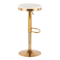 Set Of 2 Dakota Glam Adjustable Barstools - LumiSource -Furniture Specialty Store GUEST 1747e6fe 3d7e 4923 9d2e baf2203e15b6