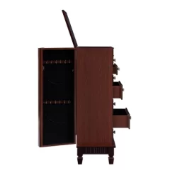 Tierra Contemporary Jewelry Armoire Merlot Brown - Powell Company -Furniture Specialty Store GUEST 175af95f 4e72 4d73 b467 dd797fcce098