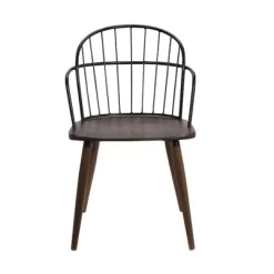 Bradley Steel Framed Side Chair - Armen Living