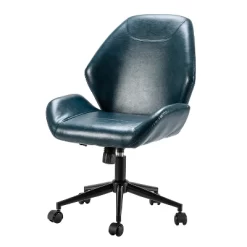 Juli Mid-Back Vegan Leather Office Task Chair With Adjustable Height Home Task Chair | Karat Home -Furniture Specialty Store GUEST 178832bd 171c 4ebe 9e27 068b430bd8d1
