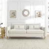 80.3" Modern Velvet Tufted Sofa With 2 Pillows And Gold Legs - ModernLuxe -Furniture Specialty Store GUEST 17b905c7 28f7 4f97 ad37 c9ebc674089b