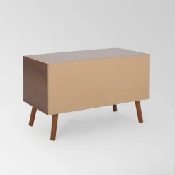 Pickfair Mid-Century Modern 2 Door Cabinet Walnut/White - Christopher Knight Home -Furniture Specialty Store GUEST 186180f4 452e 4d84 8c73 fc41103ee07c